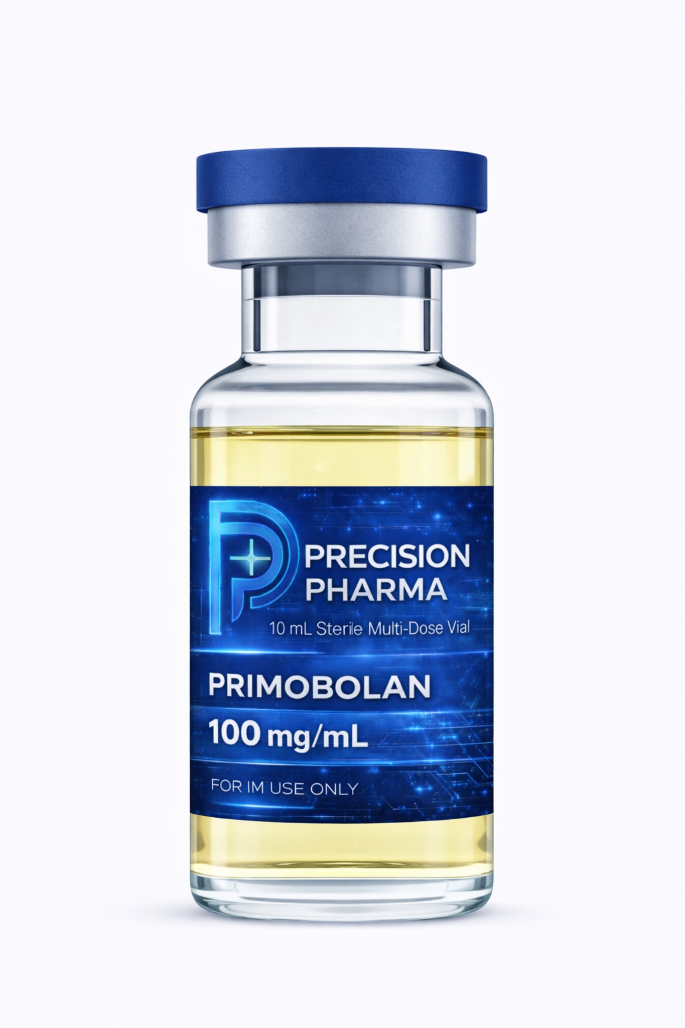 Precision Pharma Laboratories Inc vial presentation for Methenolone Enanthate 100 mg/mL